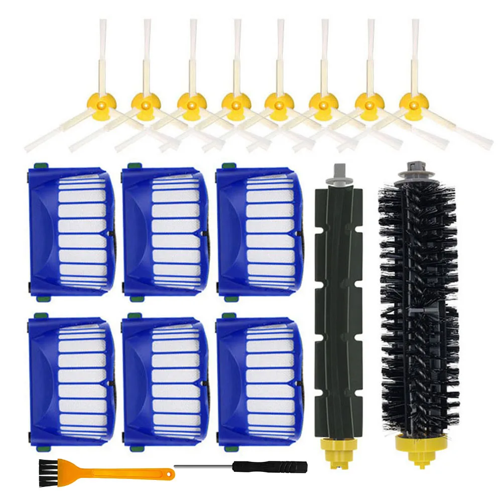 Hepa Filters Main Brush Charger Dock Side Brush Motor For iRobot Roomba 528 535 540 595 610 630 645 650 660 676 680 690 692 695