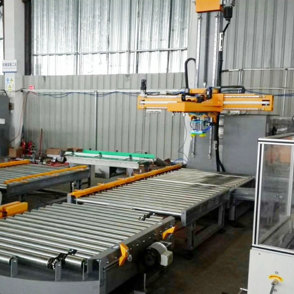 Servo Drive Auto Robot Palletizer Robot Stacker Stacking Robot para sacos de caixa de papelão
