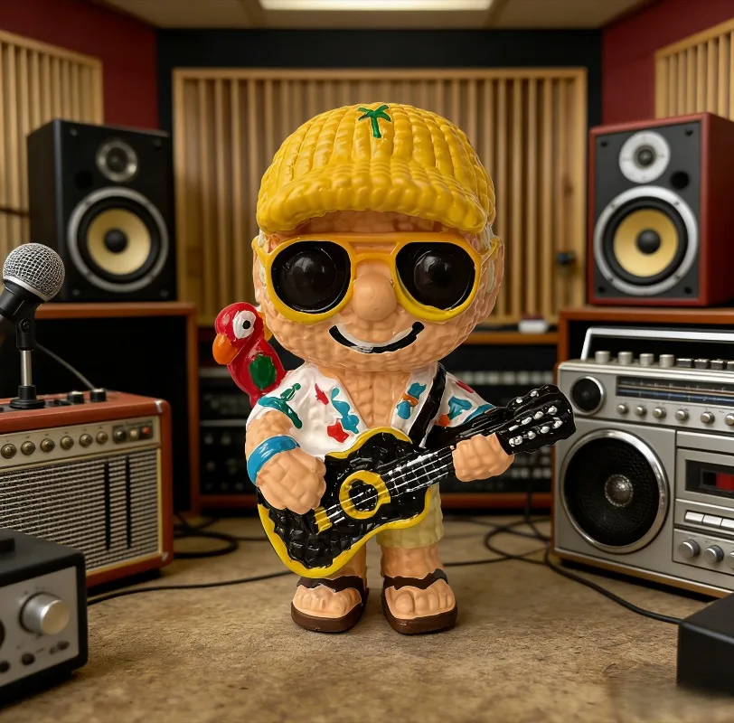 Tropical Rock Jimmy Buffett Figure Margaritaville Collectible Home Ornament