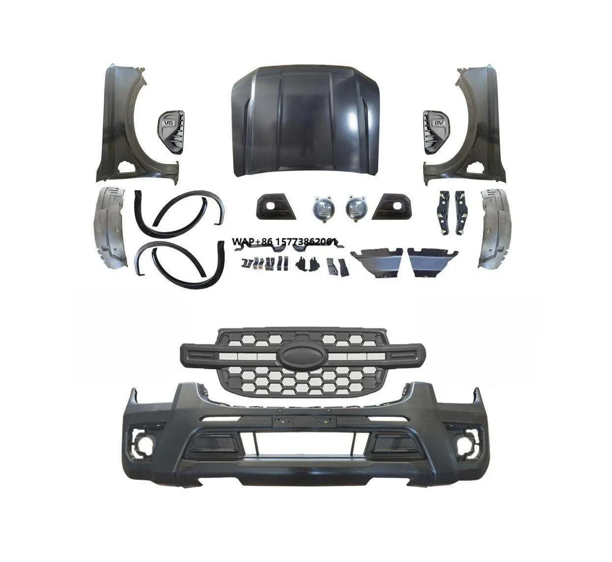 

Bumper Conversion Kit for Ranger T7 T8 Upgrade to Ranger T9 Body Kits
