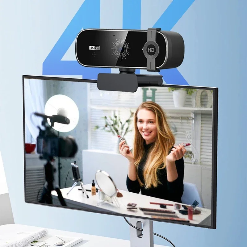 Xiaomi HD Webcam 4K Webcam ad alta definizione completa con microfono Webcam USB per videocamera di registrazione video per PC portatile con messa a fuoco automatica 1080P