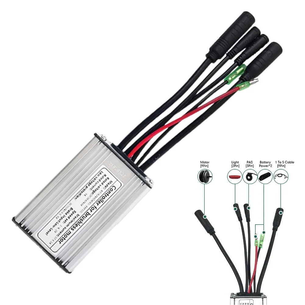 

E-Bike E-Bicycle Controller W/ Lightline E-bike Electric Bicycle KT-17A Sine Wave Waterproof 350W High Quality