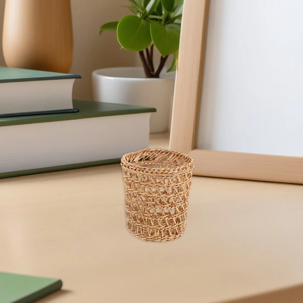 

4Pcs Natural Straw Cup Sleeves Woven Insulated Protector for Hot Coffee Tea Glass Mugs Reusable Handcrafted Cup Covers