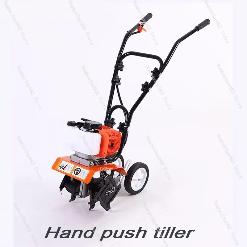 Farm Cultivator Garden Yard Soil Tilling Machine Air-Cooled 2 Stroke Tillage  Mini Gasoline Tiller