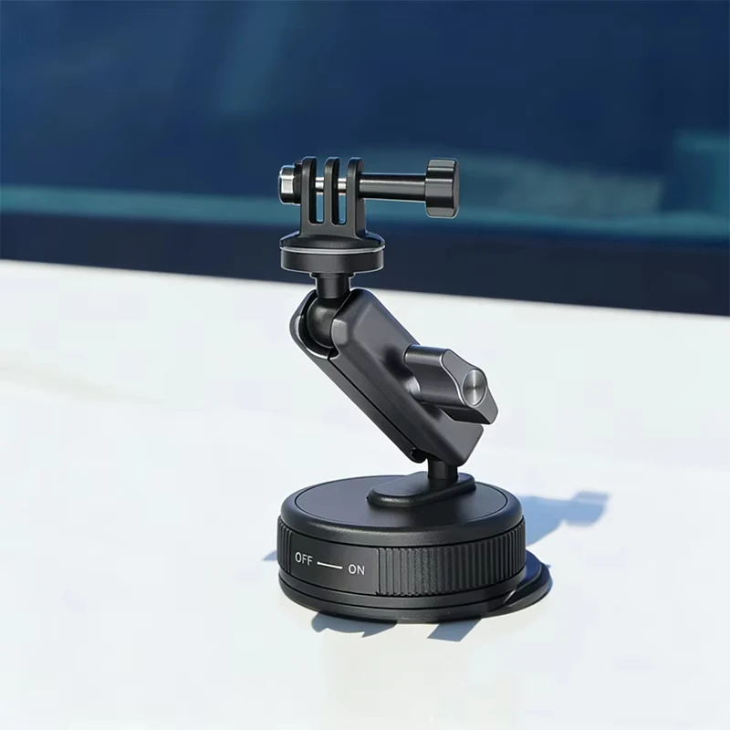 Saugnapf-Kamerahalterung für Auto für Insta360 X3 X4 X5 GO Ultra ACE PRO 2 GO 3S Fahrzeug-Windschutzscheibenhalter 360° Verstellbares Zubehör