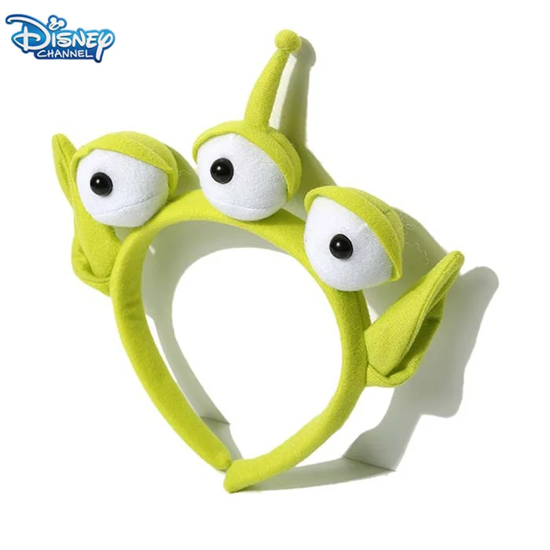 Disney Toy Story Alien Headband Cosplay Costume Stretchy Plushy Hair Accessories Pixar Hair Band Children\'s Day Party Gifts