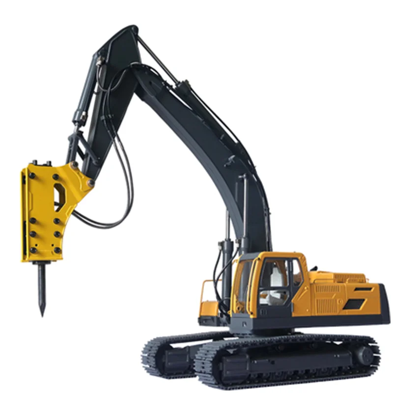 JDM-106O P Remote-contRolled Hydraulic Excavator Model Crushing Hammer For Lesu Tamiya KABOLITE Engineering Vehicle