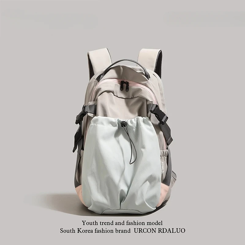 New Trendy Vintage Workwear Inspired Backpack Spacious and Practical Perfect for Travel and Daily Use Stylish Unisex Rucksack