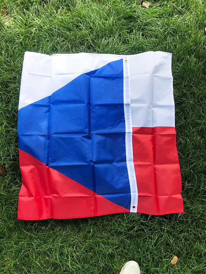 SKY FLAG free shipping czech Flag 90x150cm polyester Hanging czech republic Flag 3x5fts Polyester standard Flag Banner