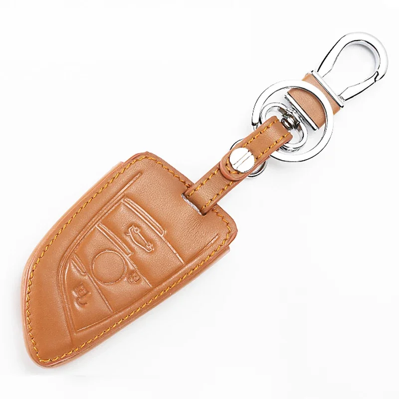 Genuine Leather Key Case Cover For Bmw F30 F10 F20 X3 X1 X5 X6 e30 e36 e90 e60 e84 e39 e46 e90 Car Case Key For Bmw Key Case