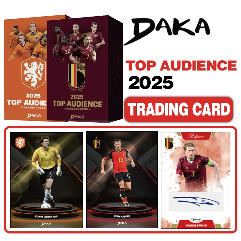 Nuevas Tarjetas Coleccionables Daka 2025, Edición Limitada, Manchester United, Juventus, AC Milan, Inter de Milán, Estrellas del Fútbol, Caja de Regalo Oficial