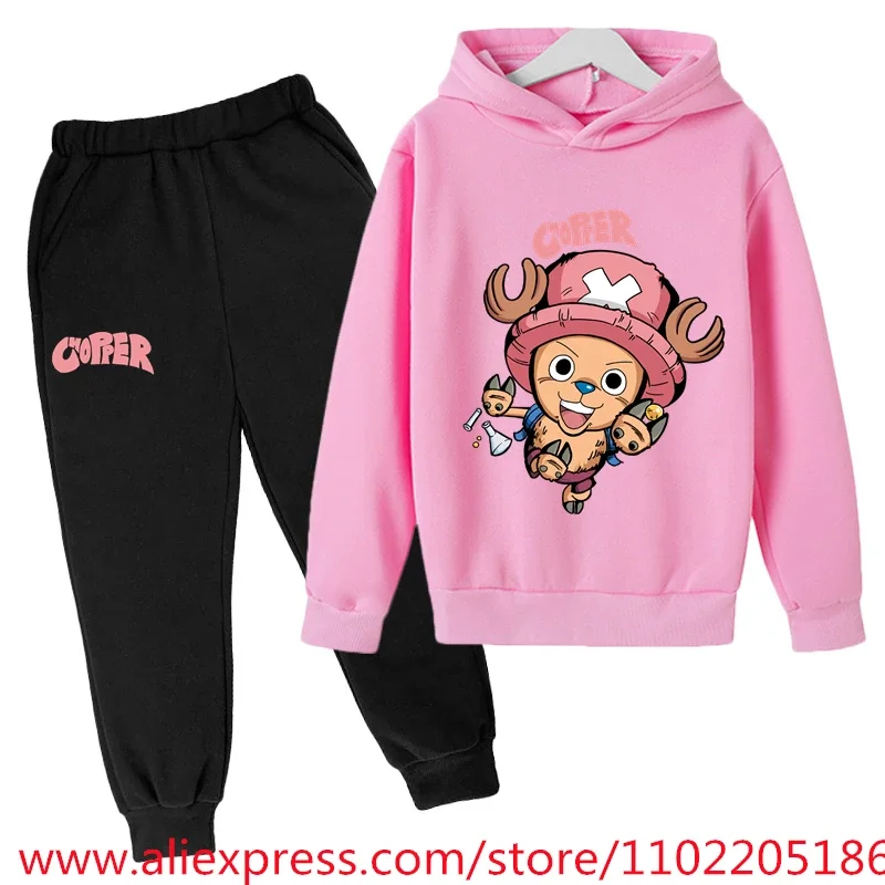 Girls Chopper Sweatshirt  Kids Clothes 2 Piece Clothing Boys Tracksuit Children Baby Clothes One Piece Hoodie