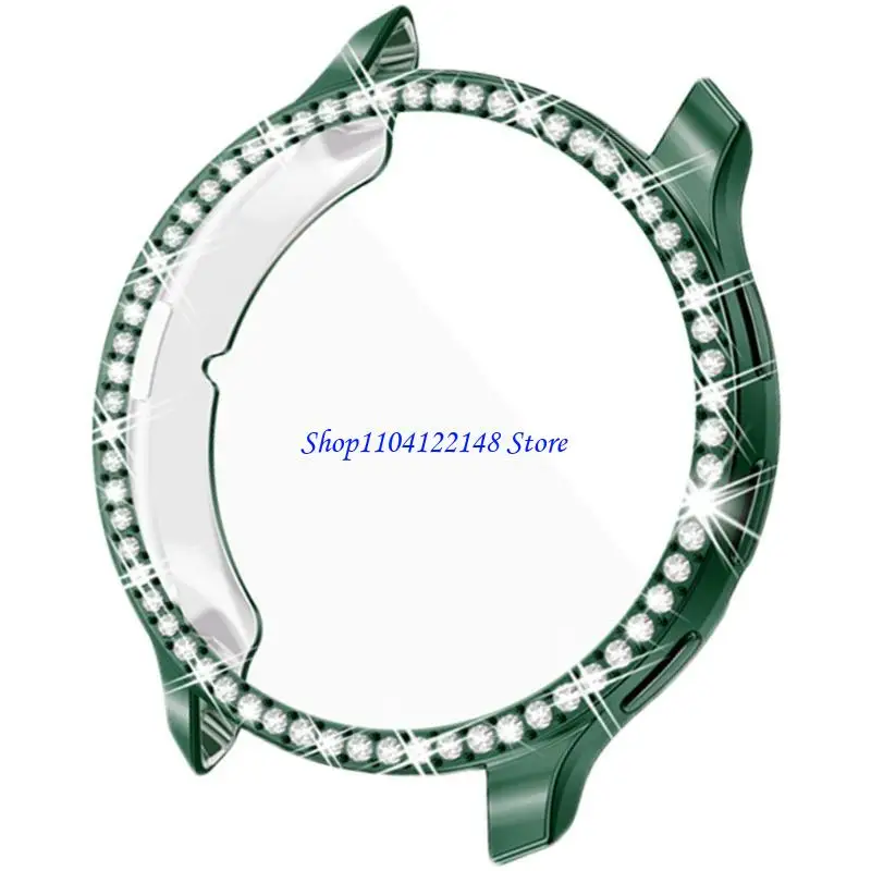 P9FA TPU Diamond Encrusted Cover Protective Case for Venu 3/3S Wearable Watch
