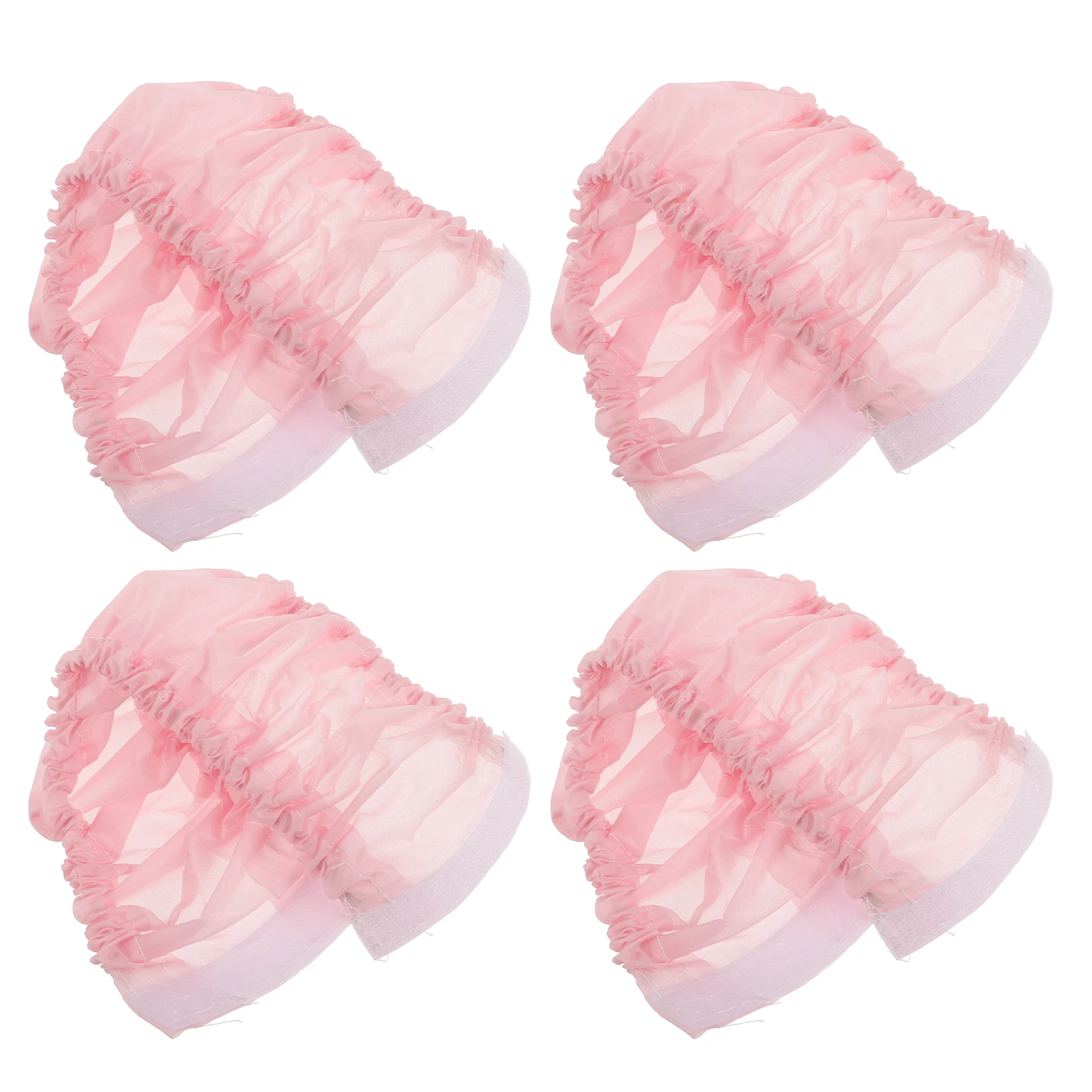 

4 Pcs Wheel Dust Boots Rv Tire Covers Spare for Trailers Wheelchair Baby Polyester Infant Pram Stroller Protection