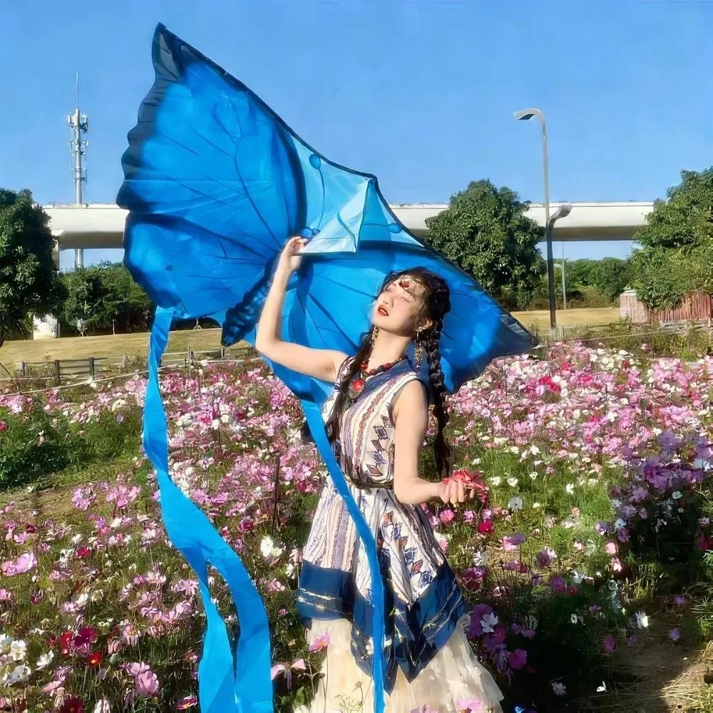 

High Quality Easy To Fly Butterfly Kite Colorful Light Wind Performance Weifang Kite Durable Cartoon Kite Kids Activities