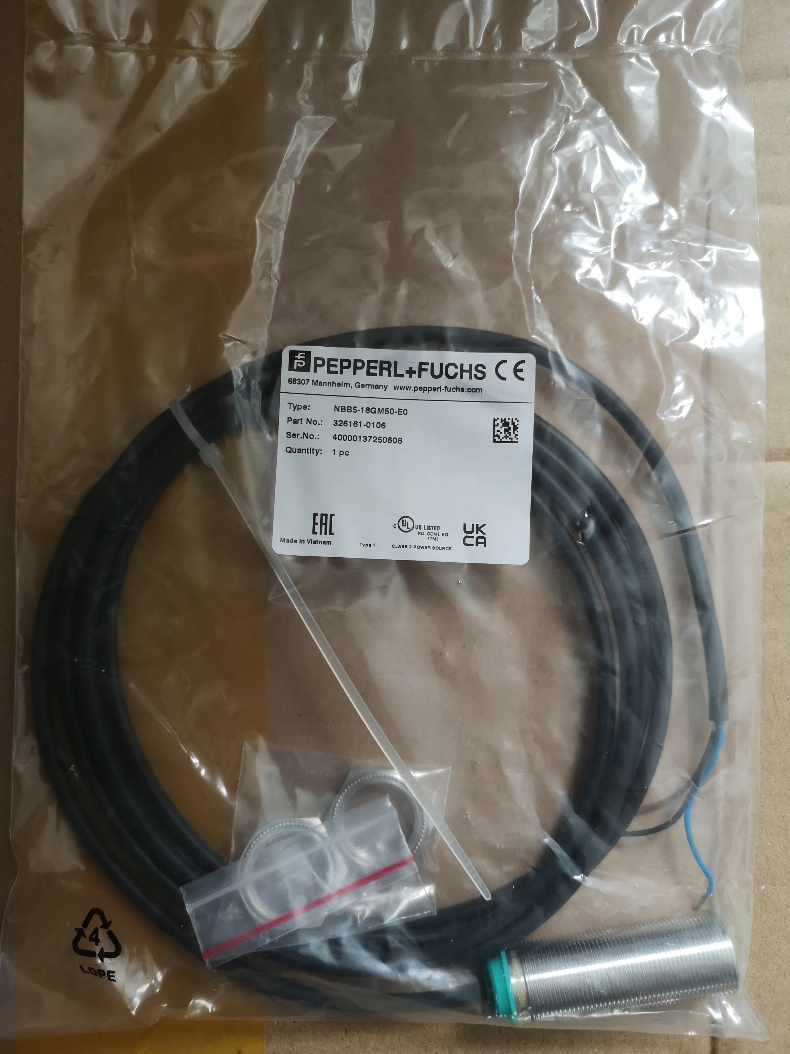 

Pepperl + Fuchs NBB5-18GM50-E0