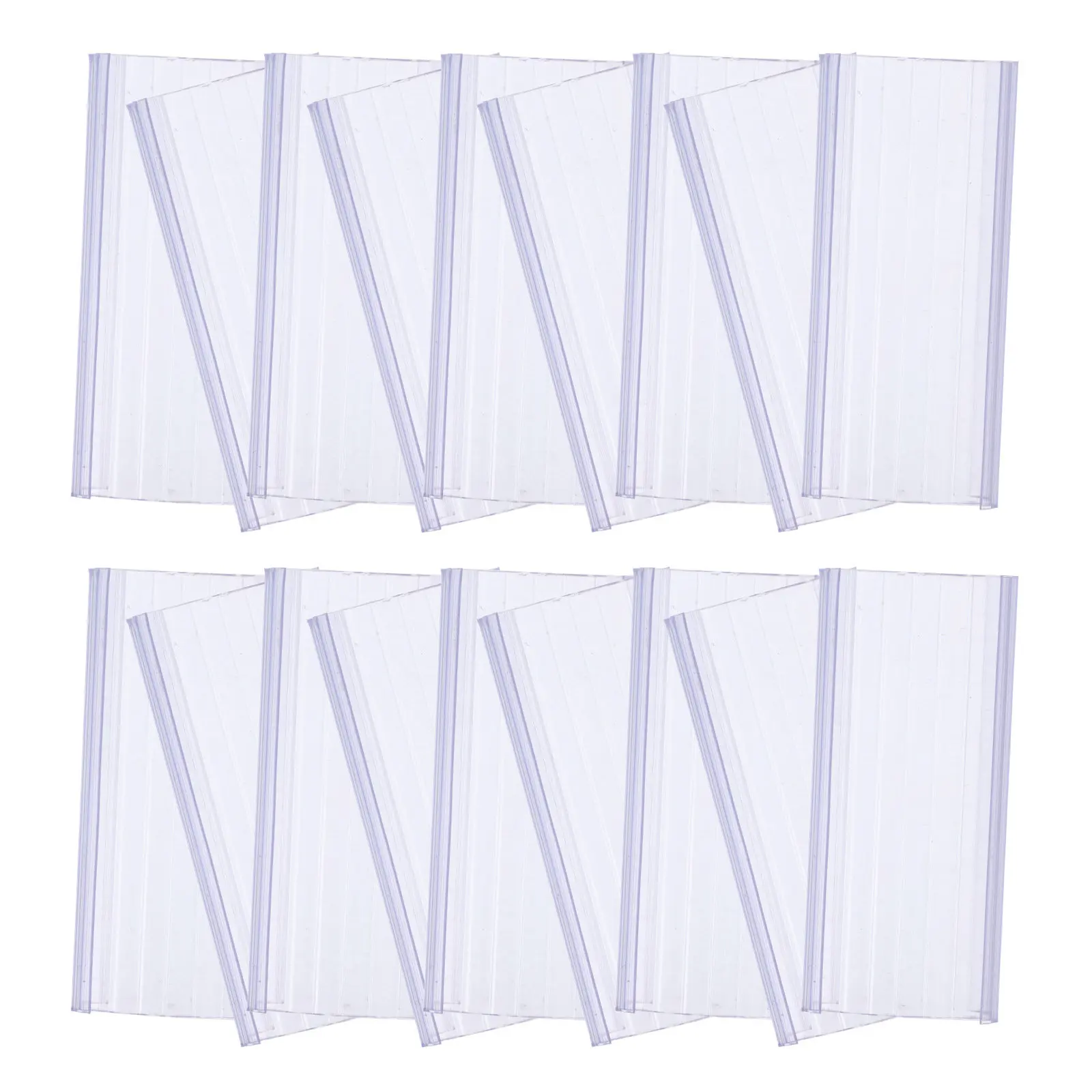 

30 шт. прозрачных пластиковых держателей для этикеток, прочные, для проволочных стеллажей, корзин для хранения, холодильников, проволочных тележек, бирок-этикеток