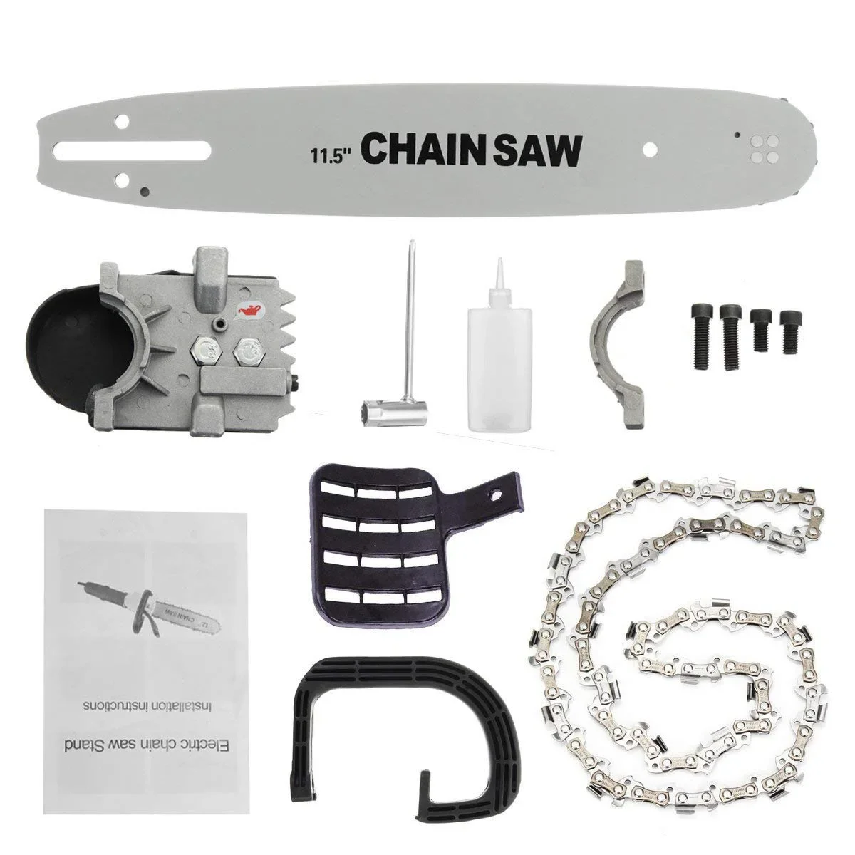 แบบพกพาอเนกประสงค์ในครัวเรือน DIY เลื่อยโซ่ไฟฟ้าโซ่ Chainsaw Stand Converter ขัดอุตสาหกรรมดัดแปลงเครื่องมือตัดไม้