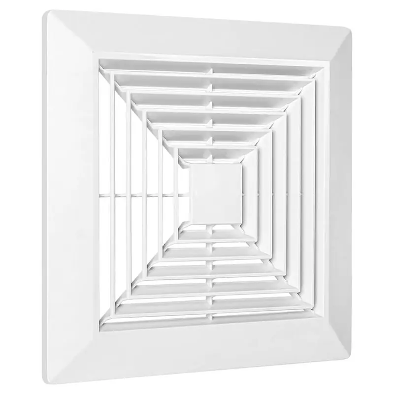 CYCLI-10X Bathroom Exhaust Fan Cover With Springs Replacement Parts For Square Ceiling Or Wall-Mount Exhaust Fan, Bathroom