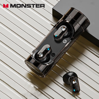 Monster XKT13 Wireless Bluetooth 5.3 Headphones TWS Mini Earbuds Lipstick Design Headset Noise Reduction Earphones With rope New