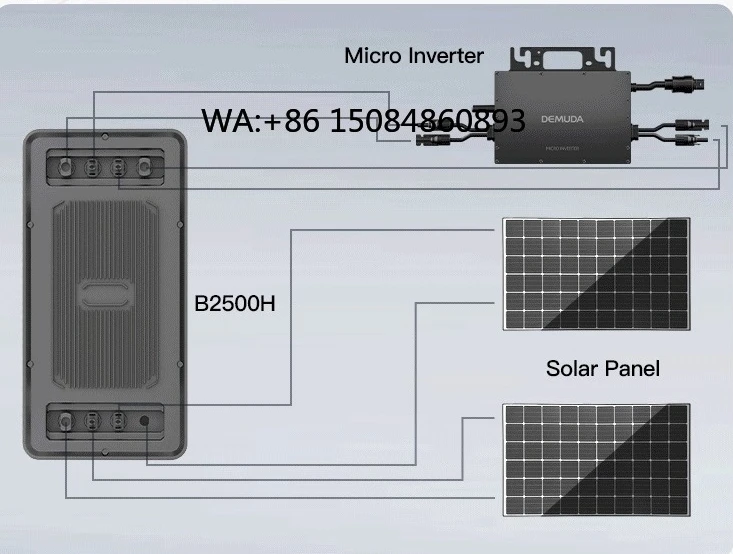800w Balcony Power Plant 6 kw Expansion 2KWH Micro Battery Bms All in One Solar Kit