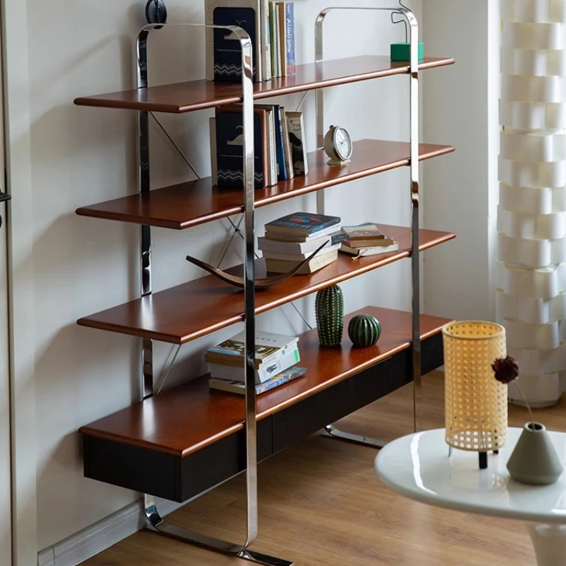 

Lowes Shelf Nordic Bauhaus Solid Wood Living Room Floor Bookshelf Multi-layer Storage Shelf