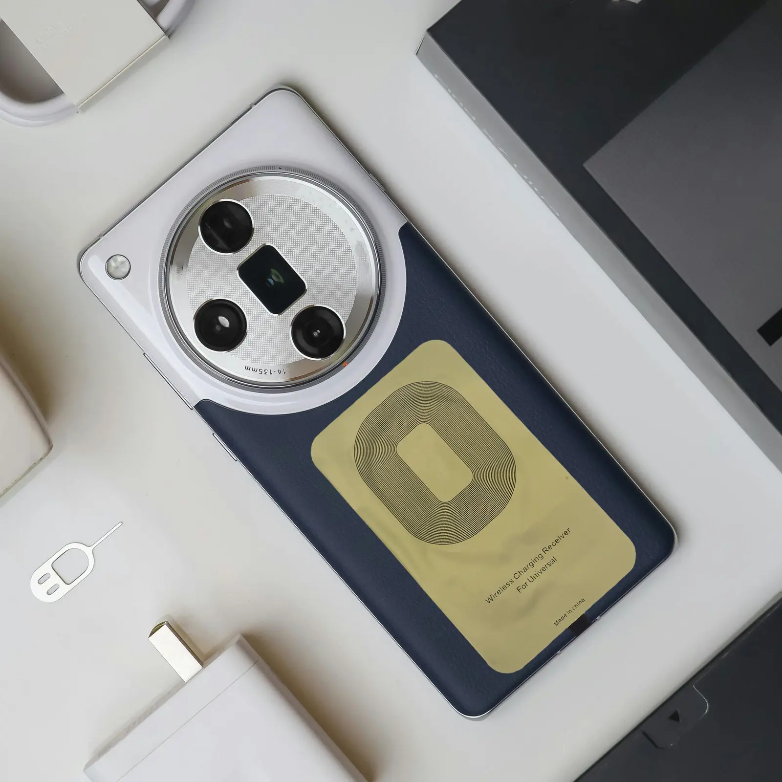 High-Speed Type-C Wireless Charging Receiver Portable Fast Wireless Receiver Patch for Phones Efficient Rapid Charging Module
