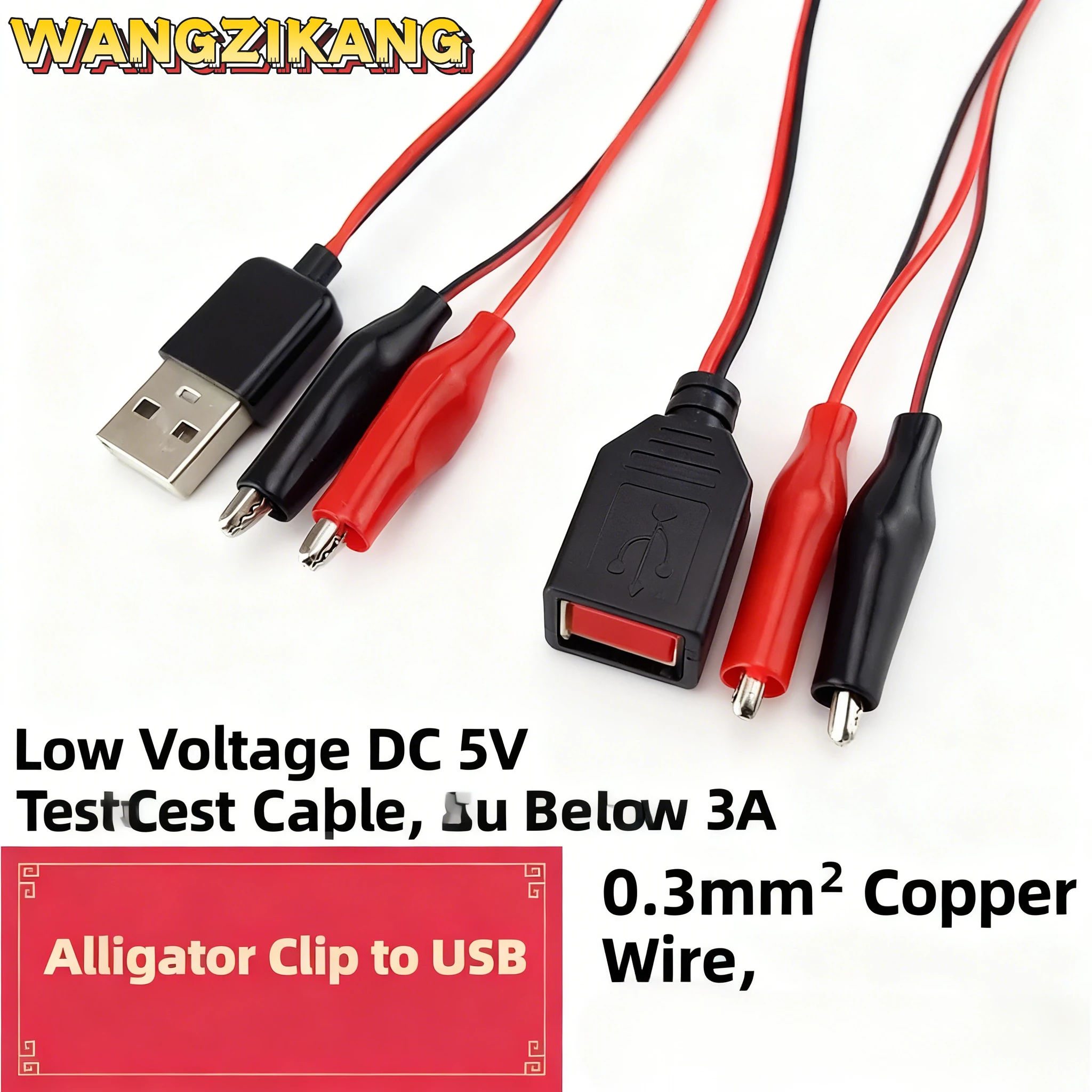 Usb To Alligator Cl… - image