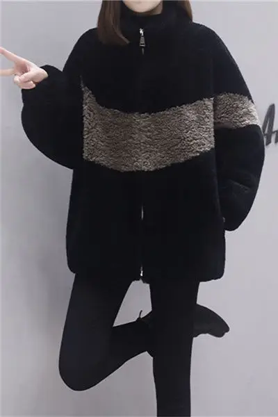 

Женский плащ в консервативном стиле с плечами, осень-зима, спортивное многослойное тело Kaki, внешний вид с цветными блоками, Resort, защита от брызг