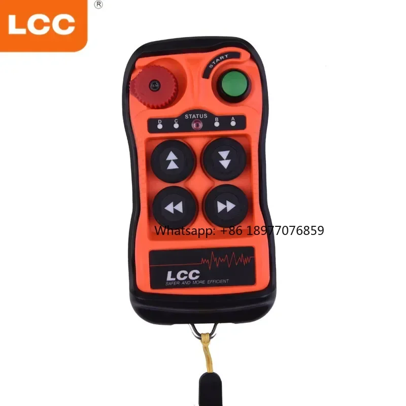 2026 Q404 LCC Wireless Crane Remote Control Transmitter Receiver for Lawn Mower Industrial Radio Remote Control System