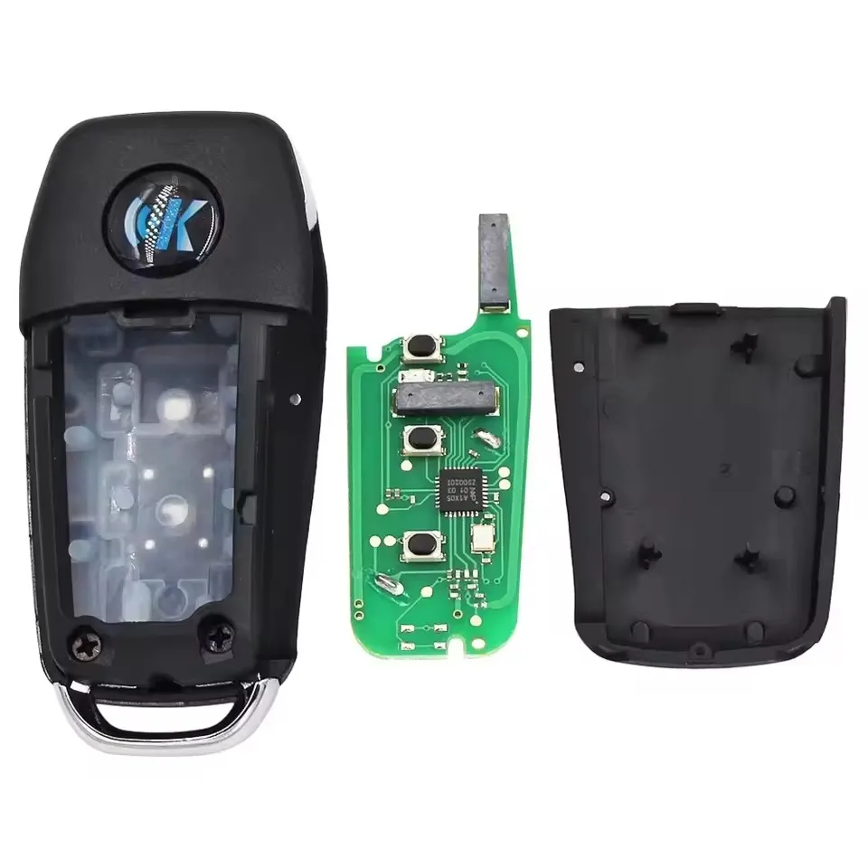KEYECU Replacement Upgraded Flip Remote Key Fob ASK 433.92MHz ID46 for Suzuki Swift SX4 from 2008-2012 FCC ID: TS002