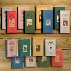 Fromthenon-Noyau intérieur pour ordinateur portable, page intérieure vierge, art carré, accessoires de remplacement pour cahiers, voyage TN