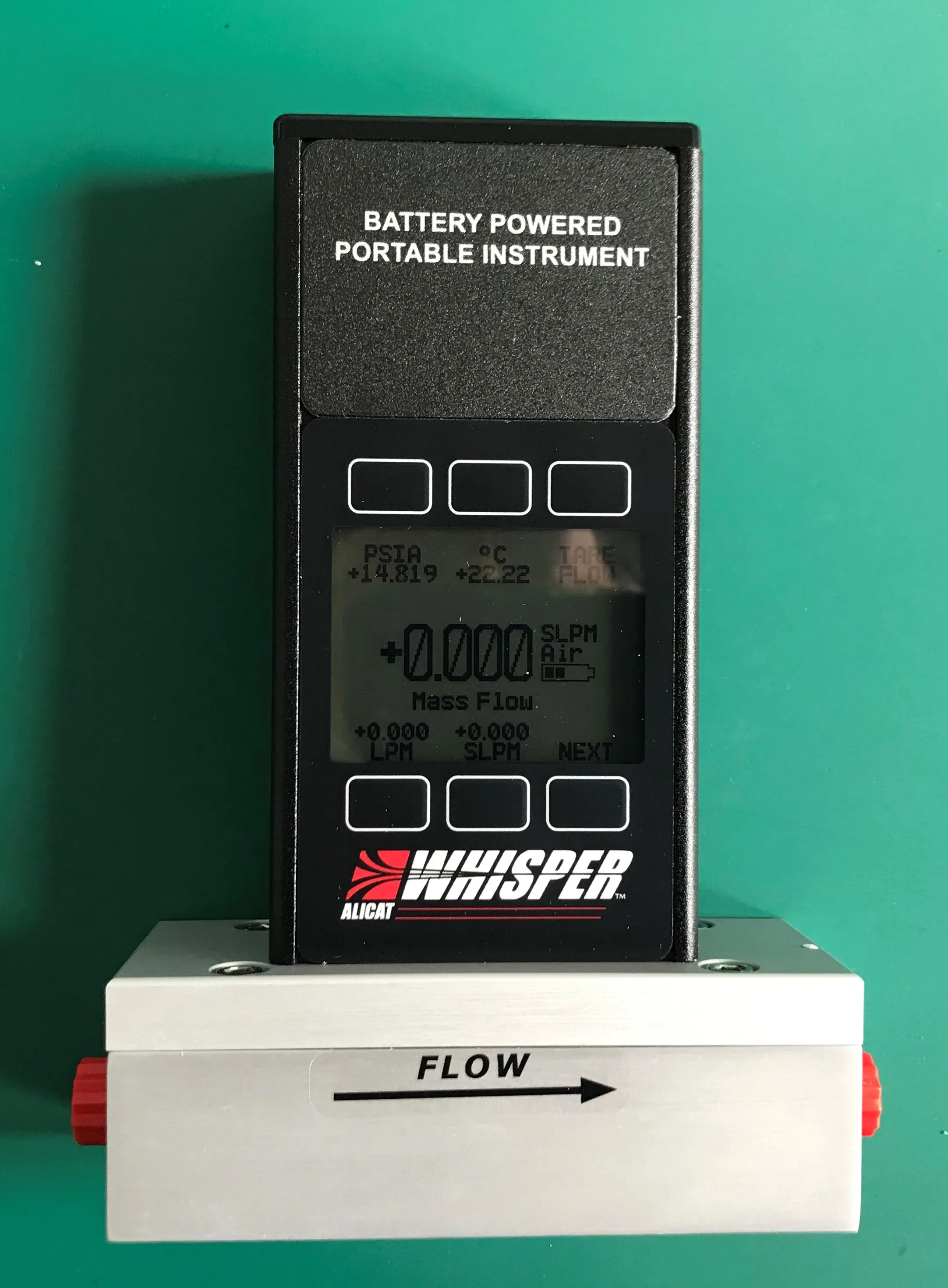 ALICAT Gas Mass Flow Meter, Flow Calibrator, Thermo Air Station Flow Meter
