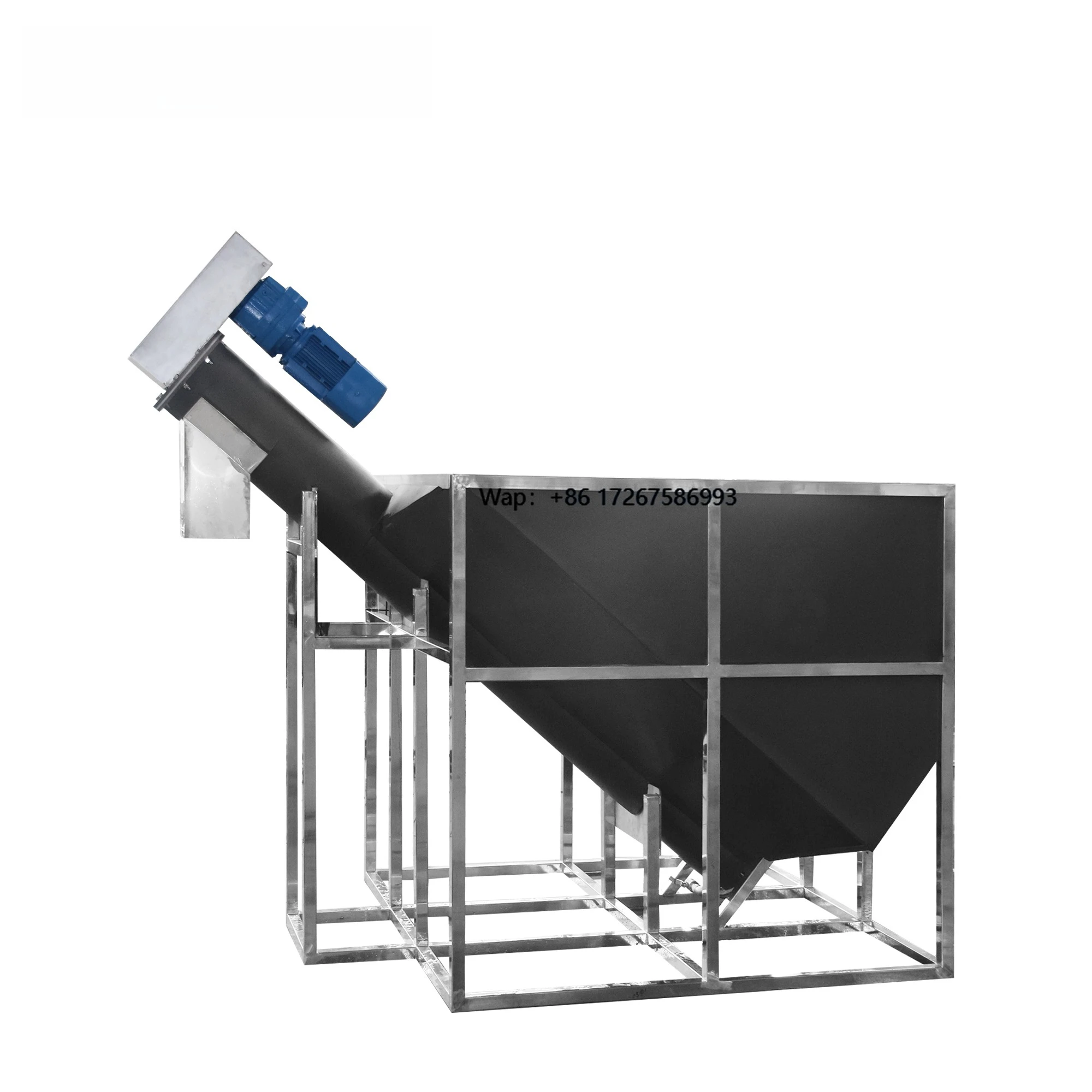 FOCUSUN factory price SUS304 ice screw conveyor with ice bucket