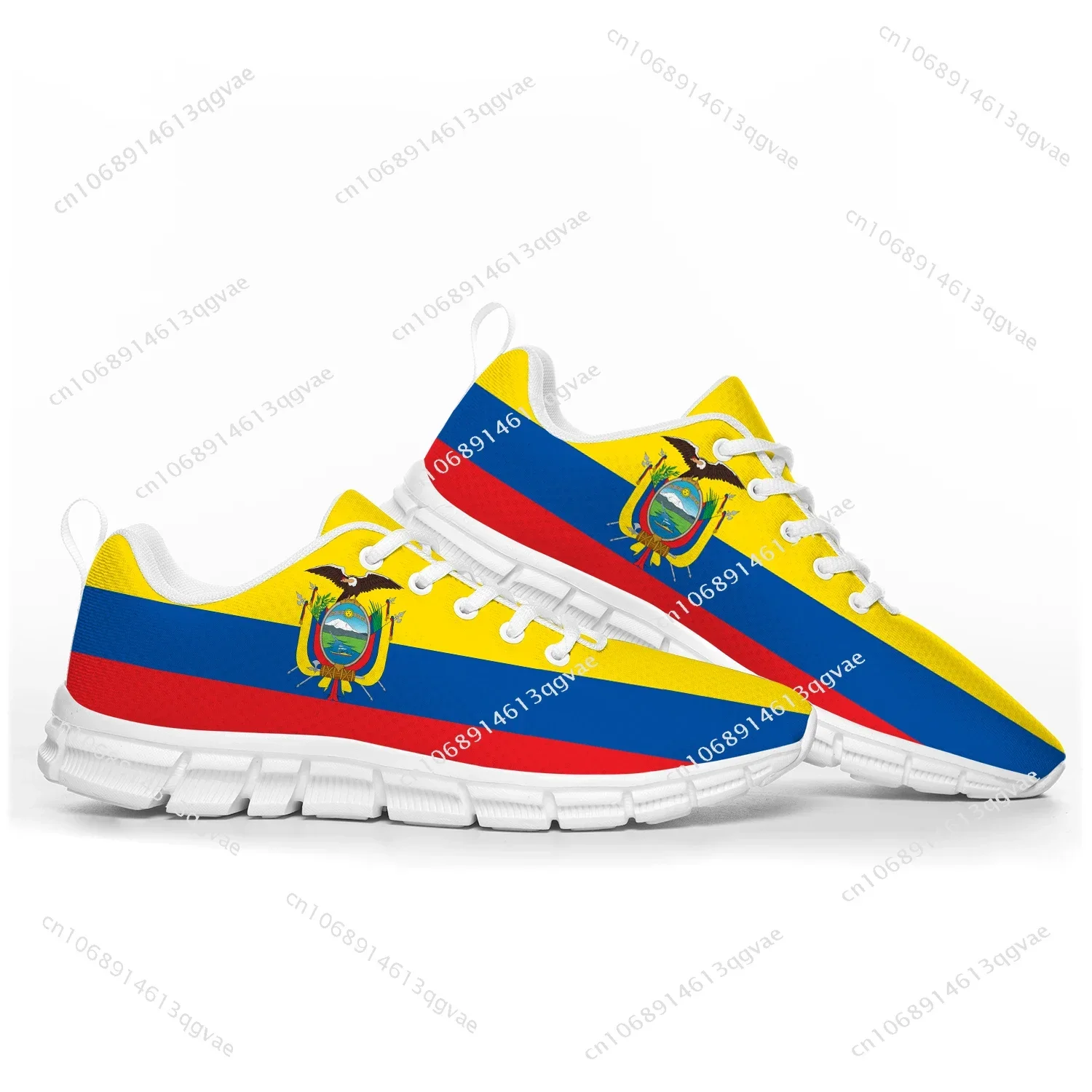 Ecuador Flag Sports Shoes Mens Womens Teenager Kids Children Sneakers Ecuador Casual Custom High Quality Couple Shoes