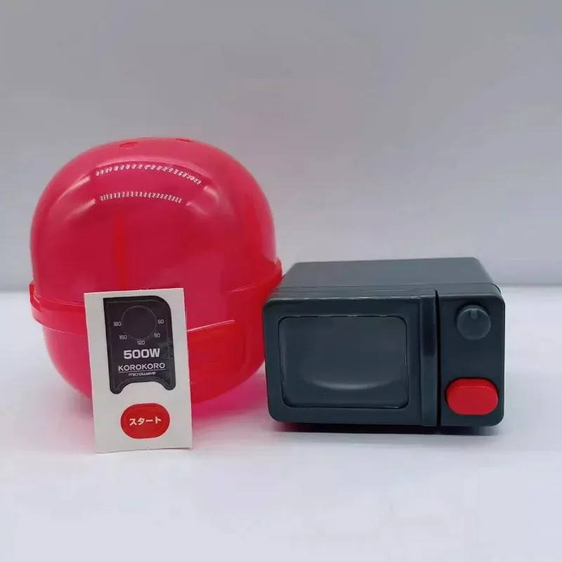 Original Gashapon Kawaii Cute Anime Light Sound Mini Microwave