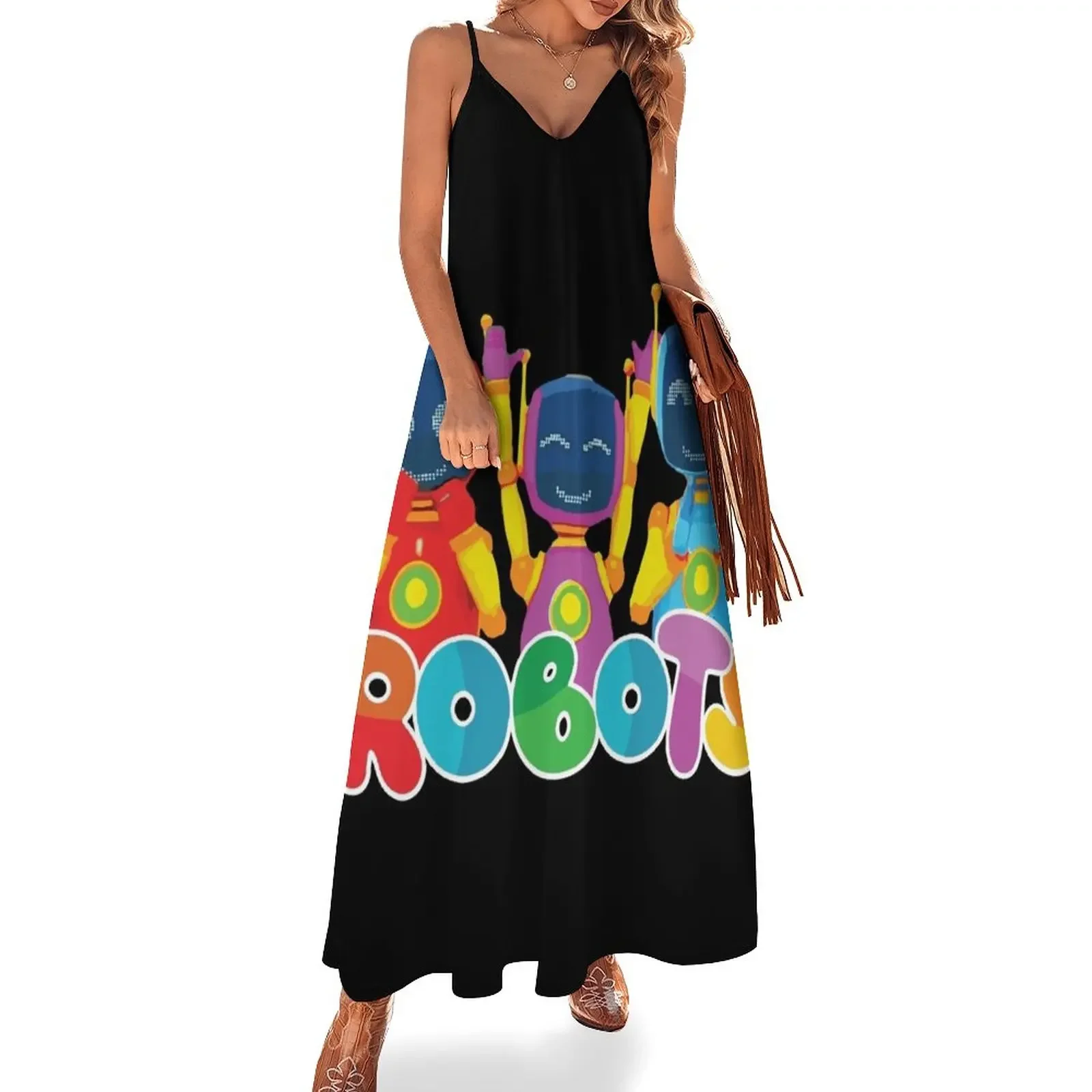 

LEO the truck Robots Sleeveless Dress Women long dress women's dresses luxury cocktail dresses