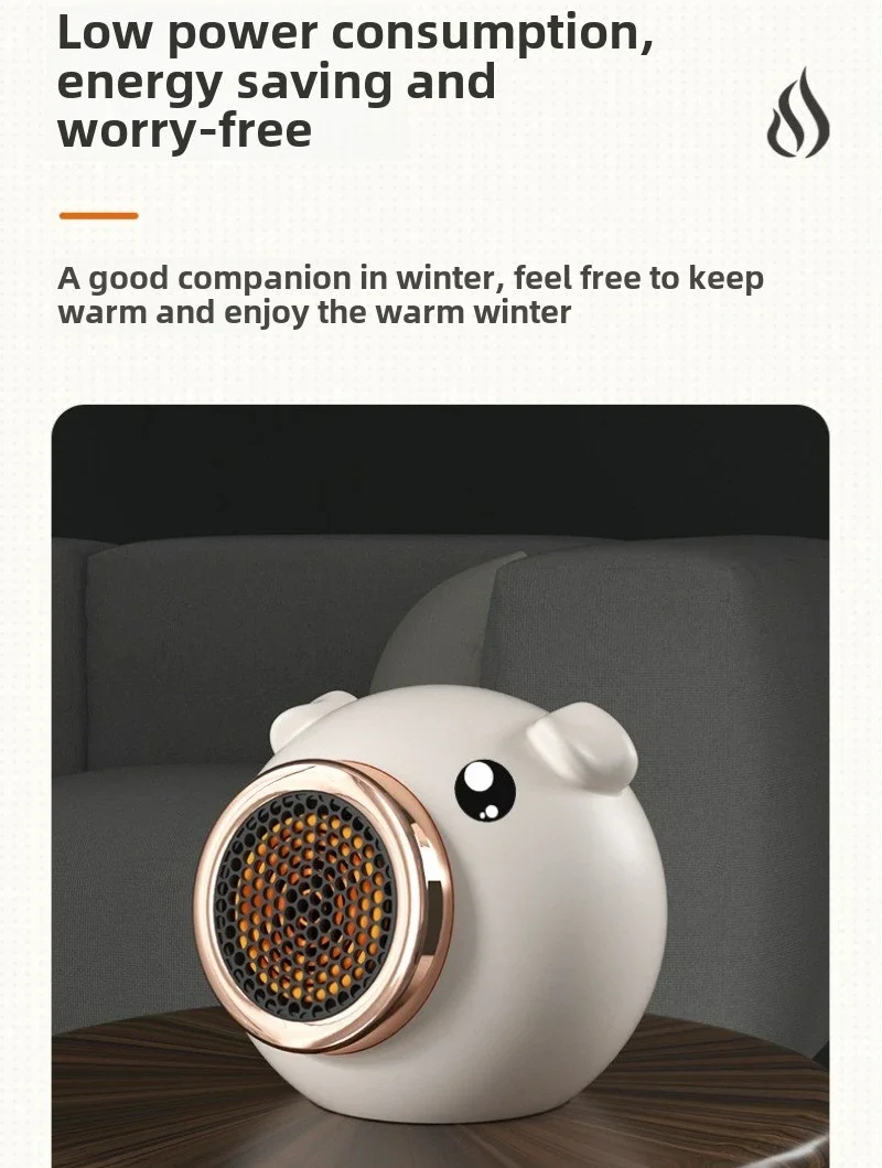 220 В бытовой обогреватель настольный маленький солнечный маленький электрический обогреватель без поворота на двигателе комнатный обогреватель ЕС США быстрый нагрев