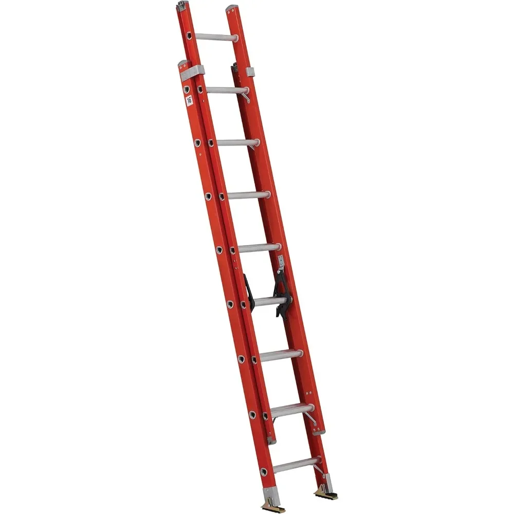 

16-foot Fiberglass Extension Ladder, 300-Pound Load Capacity, Type IA, FE3216