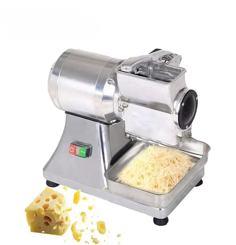 Commercial Dry Cheese Grater Bread Shredder Powder Mozzarella Cheese Making Machine