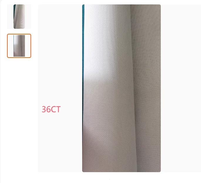 36 grid white fabric, 36 grid bleached embroidery fabric embroidery fabric, 36CT cotton cross stitch fabric 1.5-1m