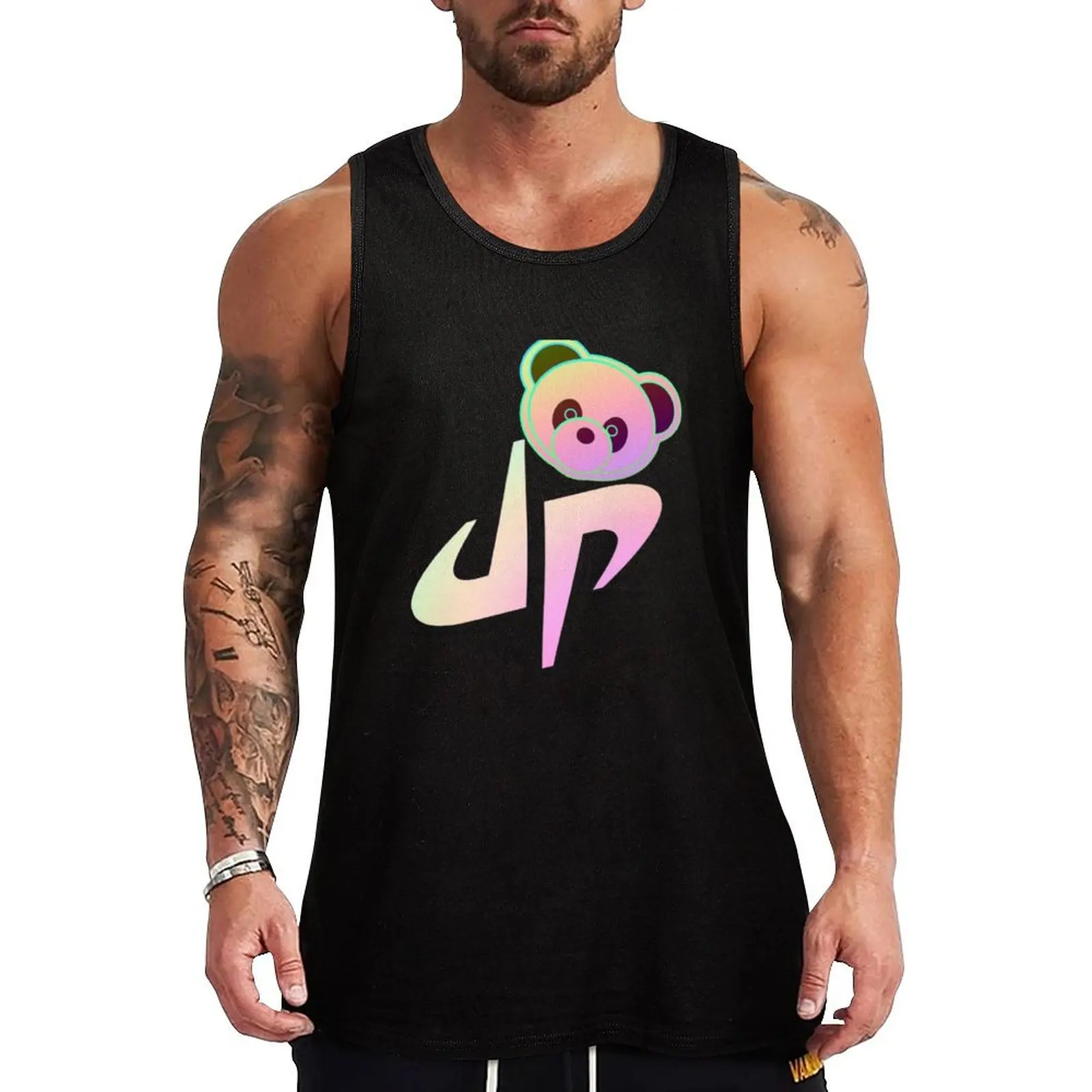 JP Dude Tank Top Casual Graphic Tank Top Print Design Sleeveless Top