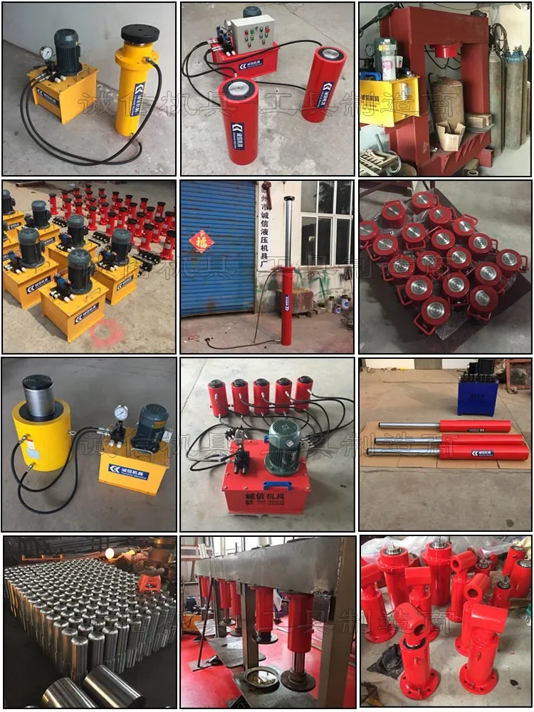Electro-hydraulic jack, separate synchronous jacking horizontal inverted cylinder