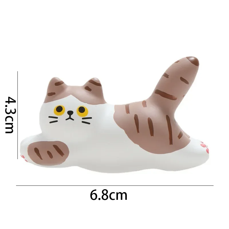 Running Cat Fridge Magnets Sticker Fuuny Cute Cartoon Cat Fridge Sticker Decor Kawaii Animal Refrigerator Magnet Decoration Gift