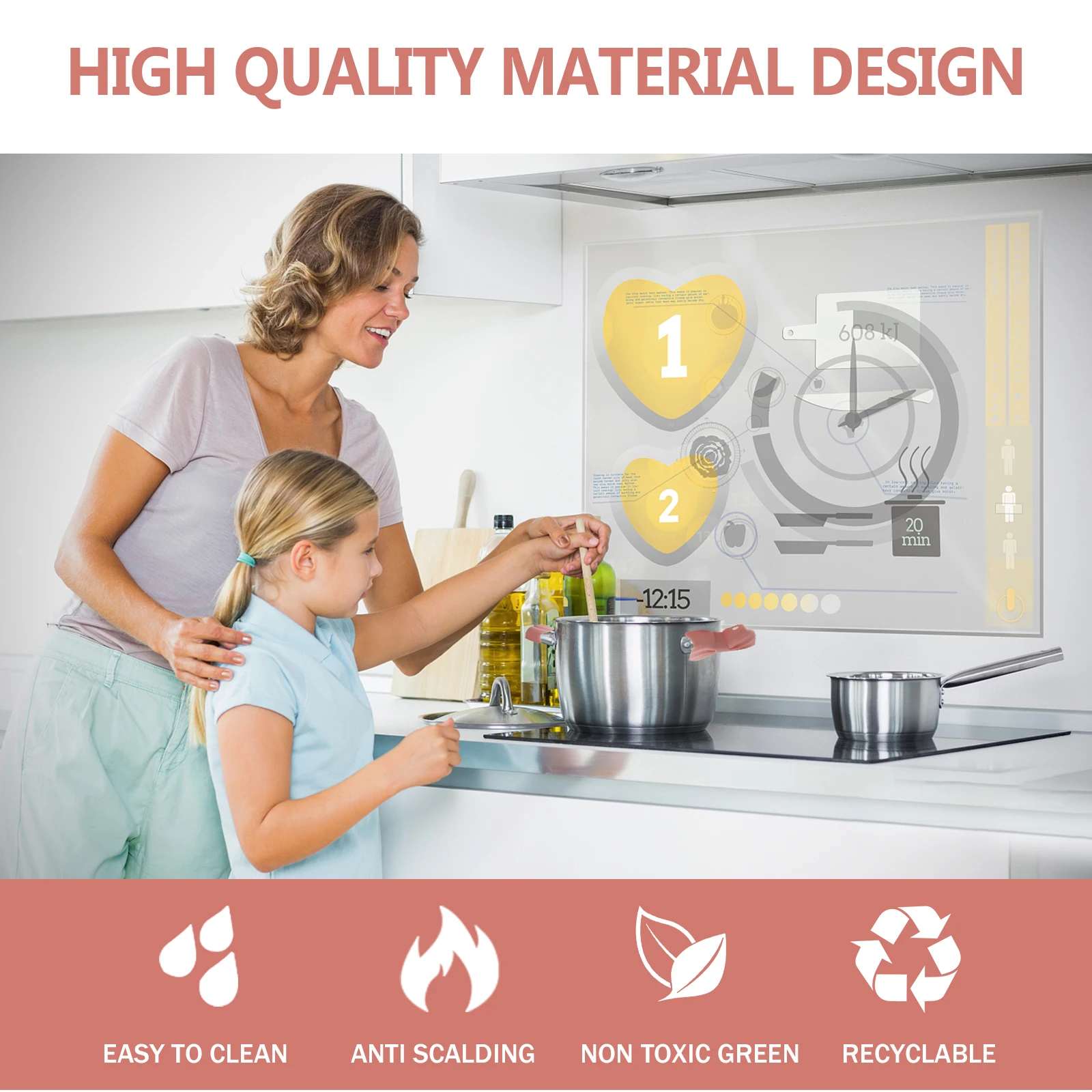 

4pcs Heat Resistant Kitchen Supplies Pot Baking Adiabatic Clips Cooking Protection Bowknot Silicone Clips Anti-Scalding