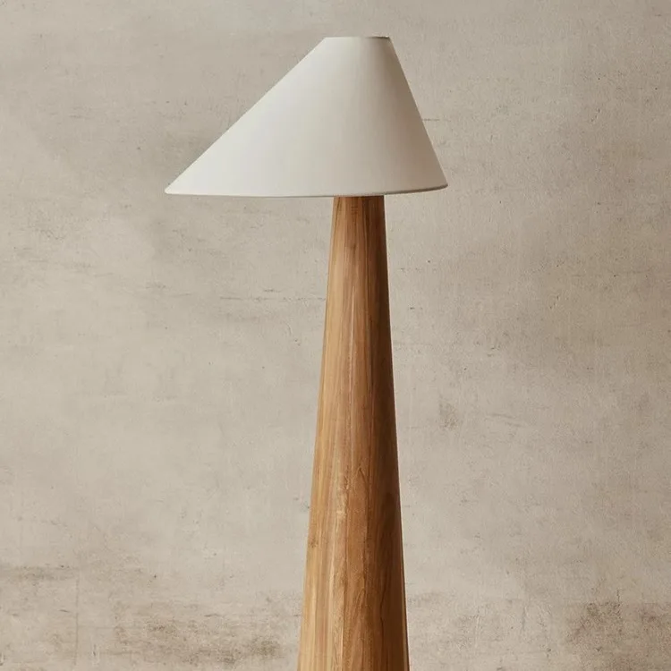 Kunstlampe Wabi-Sabi Wind Stehlampe Japanisches Retro Holz Teestube Wohnzimmer Schlafzimmer Nachttischlampe Log Wind Arbeitszimmer