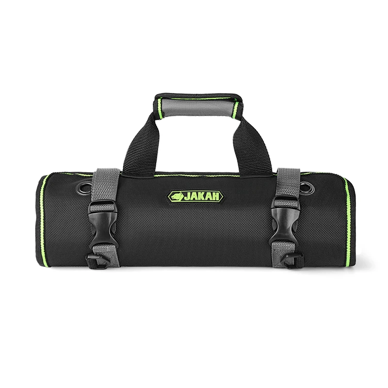 Roll-Up-Werkzeugtasche, Werkzeug-Organizer mit mehreren Taschen, 600 Denier, mit 6 Innentaschen, 68 x 36 cm, ideal für Handwerker, Elektriker – Detail 10