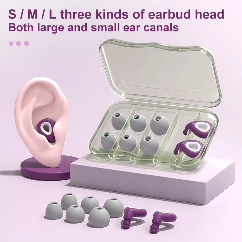 1 Set Sleeping Earplugs Tapones Oido Ruido Swimming Earplug Noise Reduction Oordopjes Waterproof Tapones Para Dormir Ear Plugs