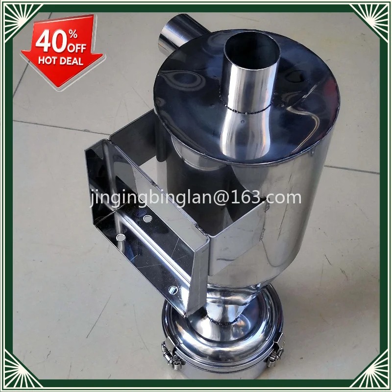 Factory Direct Suction Machine Feeder Cyclone Dust Collector Recycler Stainless Steel Exhaust Inlet Dust Filter