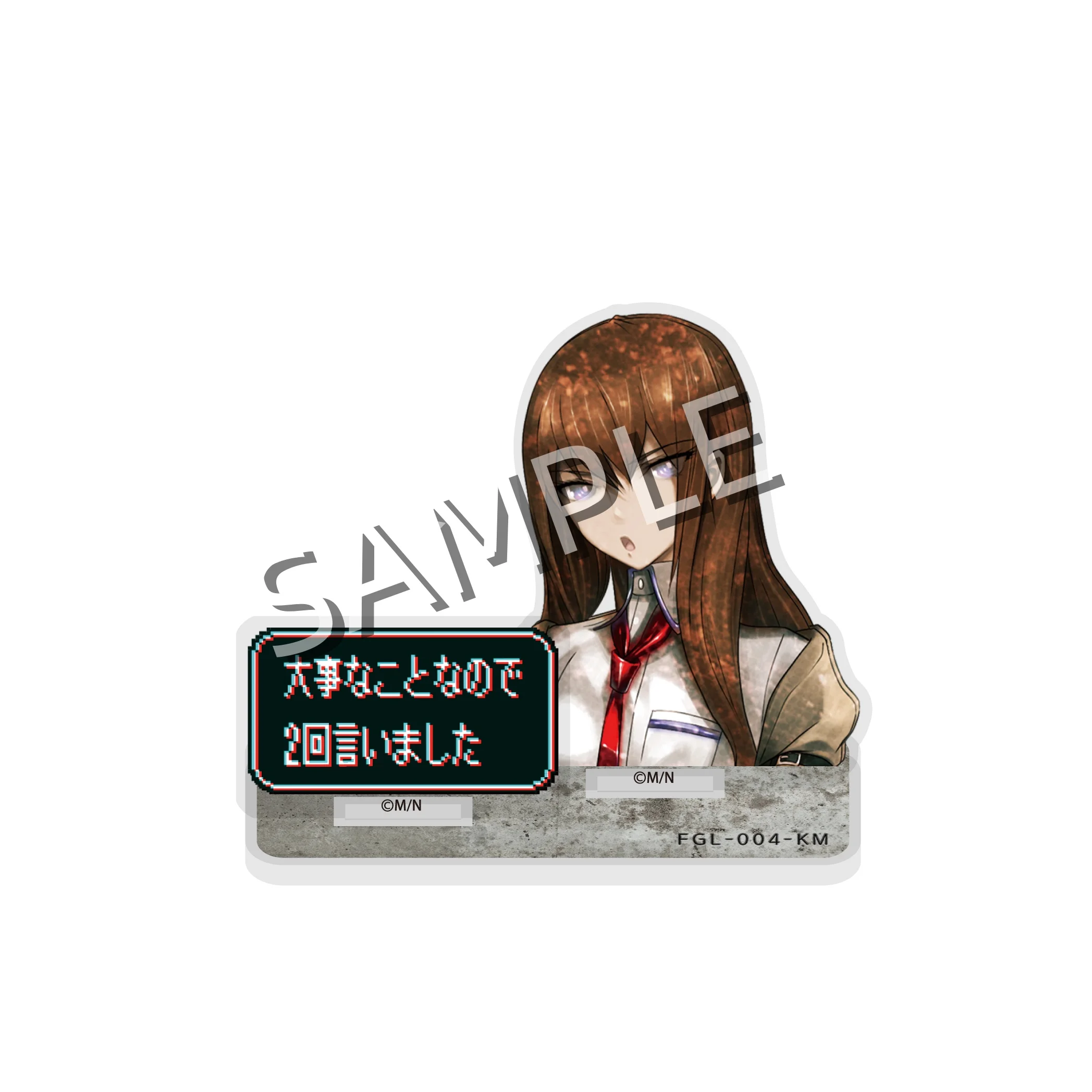 Steins;Gate RE:BOOT 10cm Acrylic Stand Rintaro Okabe Kurisu Makise